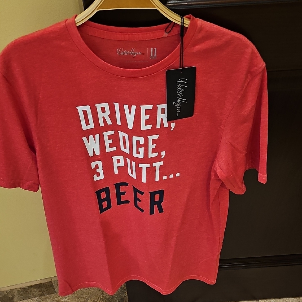 BNWT Walter Hagen Red Tee